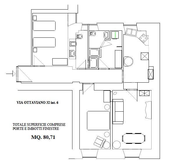 Апартаменти Domus Ottavia In Roma Екстер'єр фото